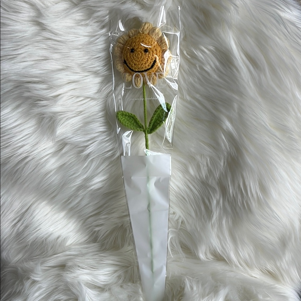 Handmade crochet Sunflower bouquet